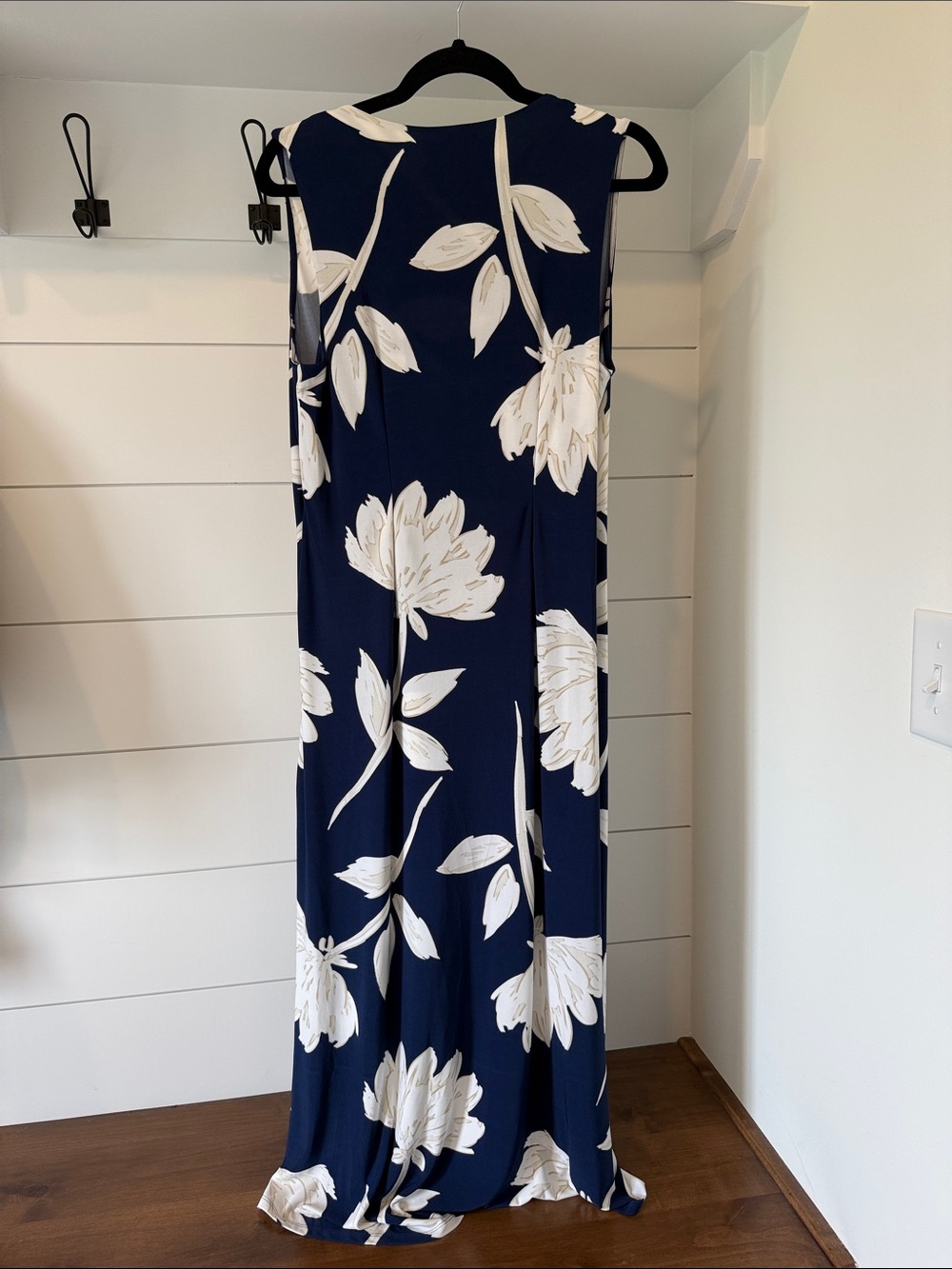 Tommy Bahama Flora Nights Midi Dress in Island Navy Size M - Picture 9 of 11